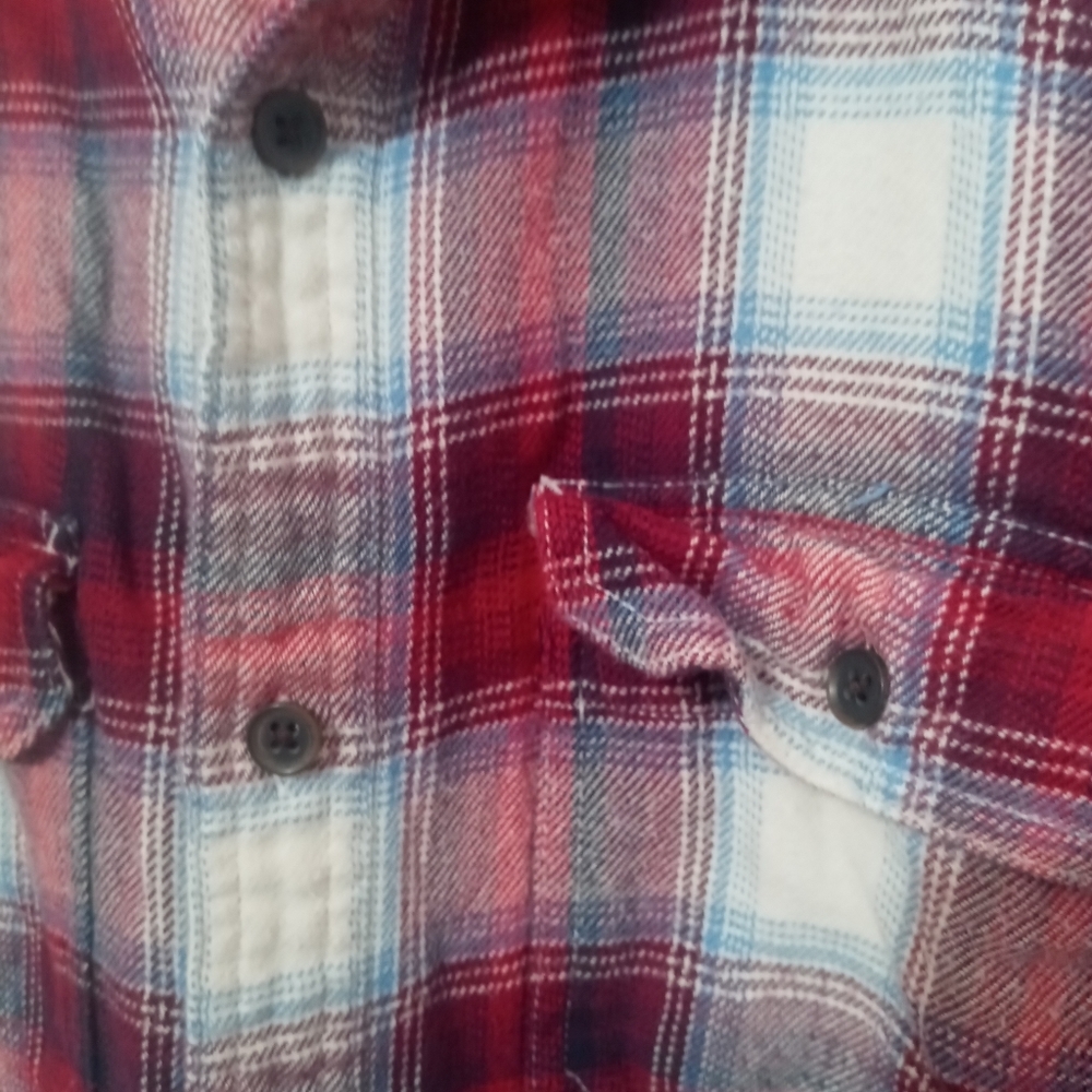 Gap X Pendleton Button Up Red Blue White Plaid Lo… - image 3